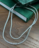 Hip Hop Silver Gothic Tennis Necklace Chain for Men Women