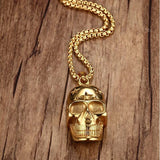 Star & Skull Pendant Stainless Steel Jewelry