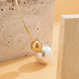 Asymmetrical Round Ball Choker Necklace for Women Egirl OL Cuff