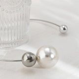 Asymmetrical Round Ball Choker Necklace for Women Egirl OL Cuff