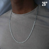 Stainless Steel Classic Chain Necklace Men Women