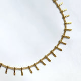Stainless Steel Water Drop Chain Necklace Choker for Men Women