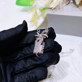 S925 Silver Bowknot Pendant Necklace Female Wedding Jewelry