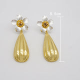 African Dubai Style Copper Dangle Earrings for Women