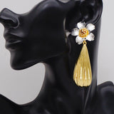 African Dubai Style Copper Dangle Earrings for Women