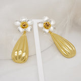African Dubai Style Copper Dangle Earrings for Women