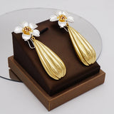 African Dubai Style Copper Dangle Earrings for Women