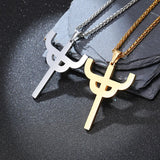 Stainless Steel Judas Saint Le Pendant Personalized Necklace for Men