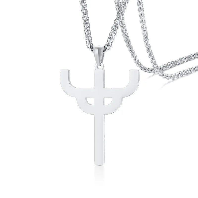 Stainless Steel Judas Saint Le Pendant Personalized Necklace for Men