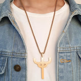 Stainless Steel Judas Saint Le Pendant Personalized Necklace for Men