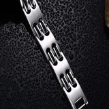 Stainless Steel Medical Logo Bracelet for Men