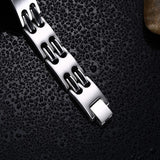 Stainless Steel Medical Logo Bracelet for Men