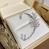Geometric Crystal Pearl Clip Earrings for Women Girls Ear Cuffs