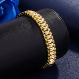 Brass Gold-plated Car Flower Bracelet Men Women Creative Personality Jewelry