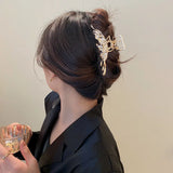 Purple Geometric Barrette Hairclip for Women Girls