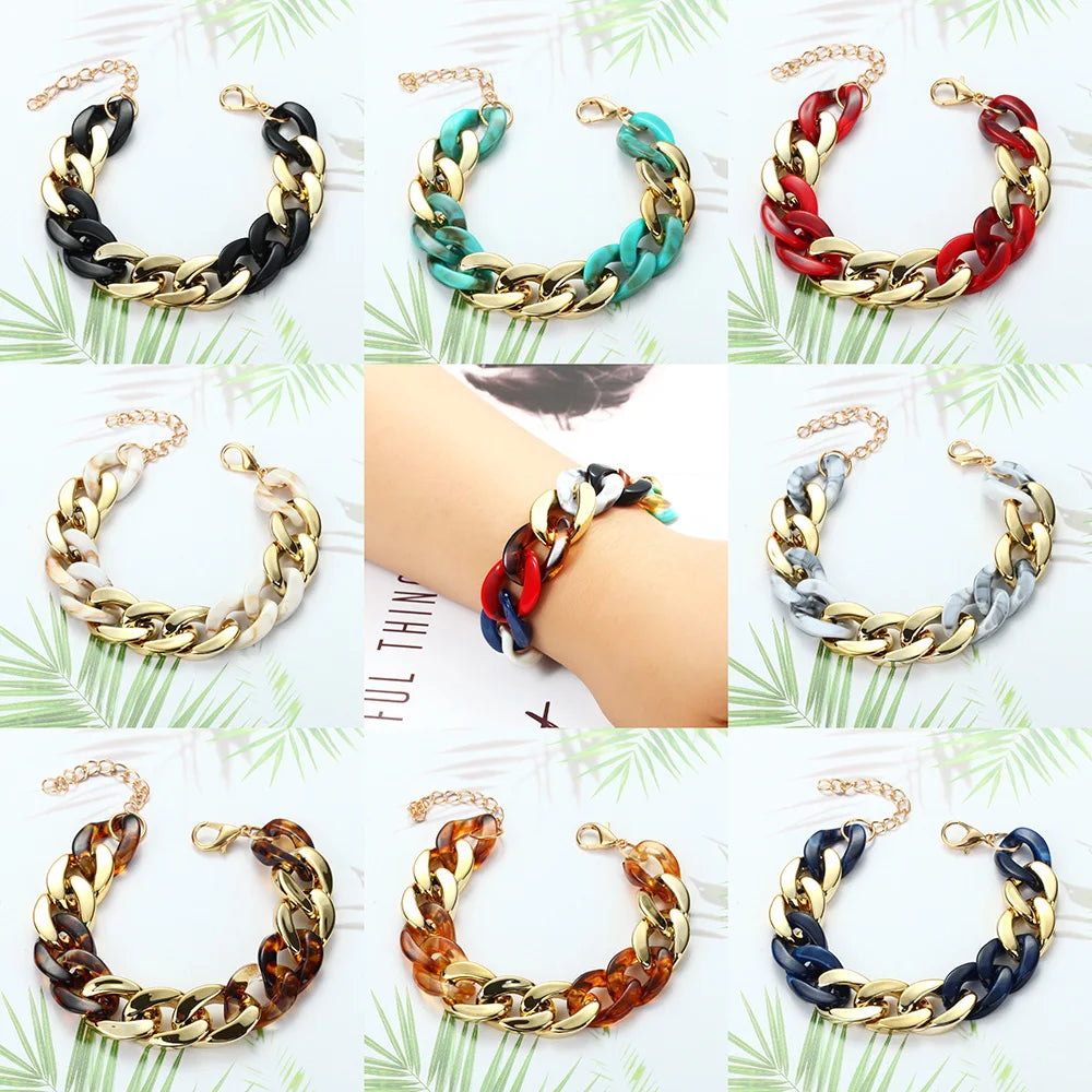 Vintage Beaded Bracelet Leopard Print Bangle Jewelry Women