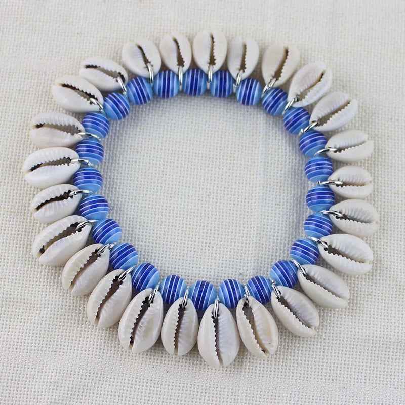 Ethnic Devil Eye Beads Bracelet Natural Shell Boho Bracelet