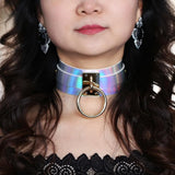 Harajuku Style Street Nightclub Laser Necklace Collar