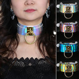 Harajuku Style Street Nightclub Laser Necklace Collar