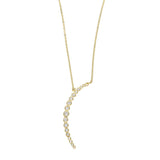 Korea 925 Silver Moon Women Necklace Thin Chain Choker Girl Jewelry