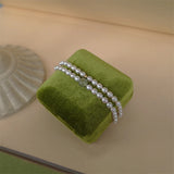 Natural Cultured Pearl Bracelet Lady's Gift Birthday Party Gift