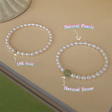 Natural Cultured Pearl Bracelet Lady's Gift Birthday Party Gift