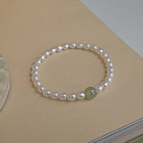 Natural Cultured Pearl Bracelet Lady's Gift Birthday Party Gift