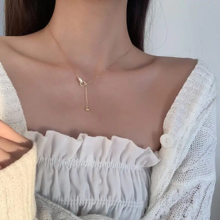 925 Silver Choker Necklace Zircon Women's Fine Jewelry