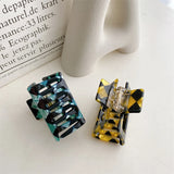 Colourful Grid Hairpins Accessories For Women Girls Sweet Hair Clips