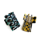Colourful Grid Hairpins Accessories For Women Girls Sweet Hair Clips