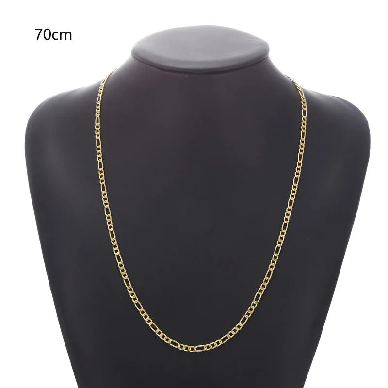 Punk Silver Long Necklace Men Hip Hop Streetwear Jewelry