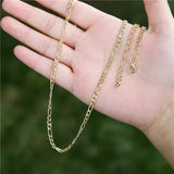 Punk Silver Long Necklace Men Hip Hop Streetwear Jewelry