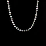 Men's Hematite Beaded Necklace Jewelry Gift