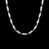 Men's Hematite Beaded Necklace Jewelry Gift