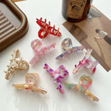 Colourful Hairpins Headwear Acetate Sweet Hair Clip For Women Girls