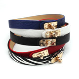 PU Leather Round Choker Necklace Punk Statement Hip Hop Bondage