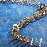 Colorful Crystal Ear Clips for Women Boho Party