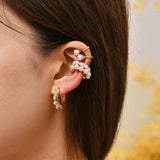 Colorful Crystal Ear Clips for Women Boho Party