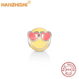 925 Sterling Silver Flower Dangle Charm Bead for Bracelet Necklace Gift