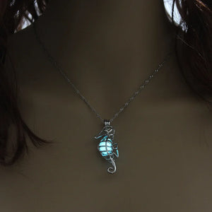 Seahorse Luminous Necklace Charm