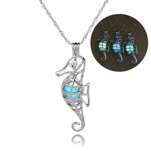 Seahorse Luminous Necklace Charm