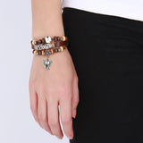 Stainless Steel Baby Elephant Multi-layer Bracelet