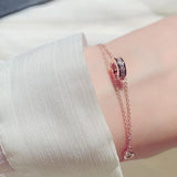 Shine Bracelet Round for Women Sweet Delicate Bracelet Accessories