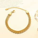 18K Plated Geometric Bracelet for Women