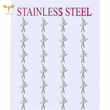 Retro Ballerina Ear Studs Stainless Steel Jewelry