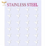 Retro Ballerina Ear Studs Stainless Steel Jewelry