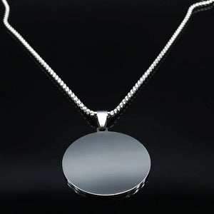Yin Yang Gossip Taiji Stainless Steel Necklaces for Women/Men