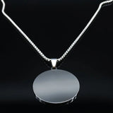 Yin Yang Gossip Taiji Stainless Steel Necklaces for Women/Men