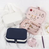 Fashionable Jewelry Box Organizer Portable Leather Jewellery Display Big Size