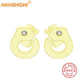 925 Sterling Silver Handcuffs Earrings